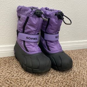 Sorel Flurry boot size 12 purple